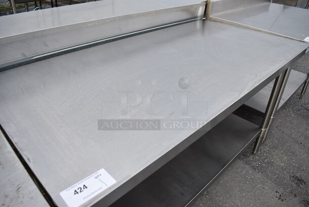 BK Stainless Steel Commercial Table w/ Stainless Steel Undershelf. 60x30x35 - Image 2 of 3