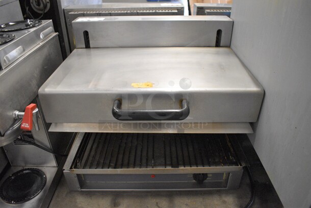NICE! Equipex Model SEM60 Stainless Steel Commercial Electric Powered Countertop Finishing Oven. 220 Volts, 1 Phase. 24x21x20