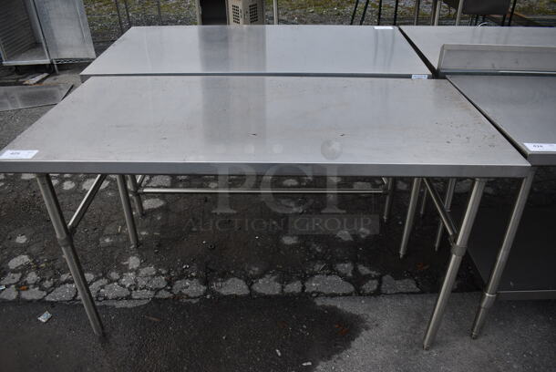 BK Stainless Steel Commercial Table. 60x30x35