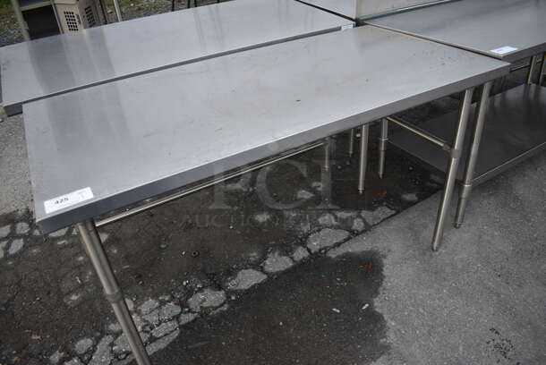 BK Stainless Steel Commercial Table. 60x30x35 - Image 2 of 3