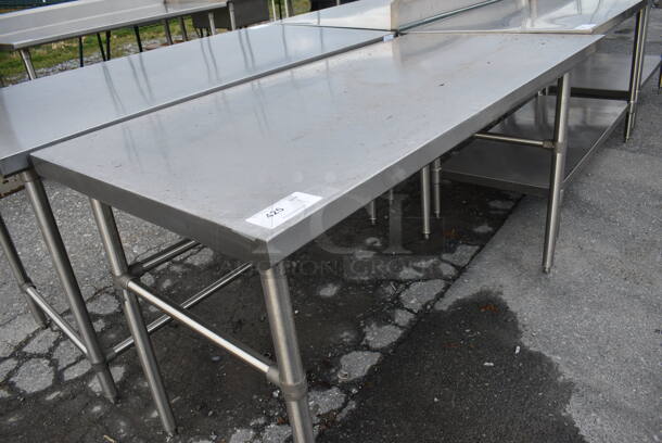 BK Stainless Steel Commercial Table. 60x30x35 - Image 3 of 3