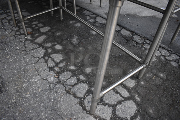 BK Stainless Steel Commercial Table. 60x30x35 - Image 3 of 3