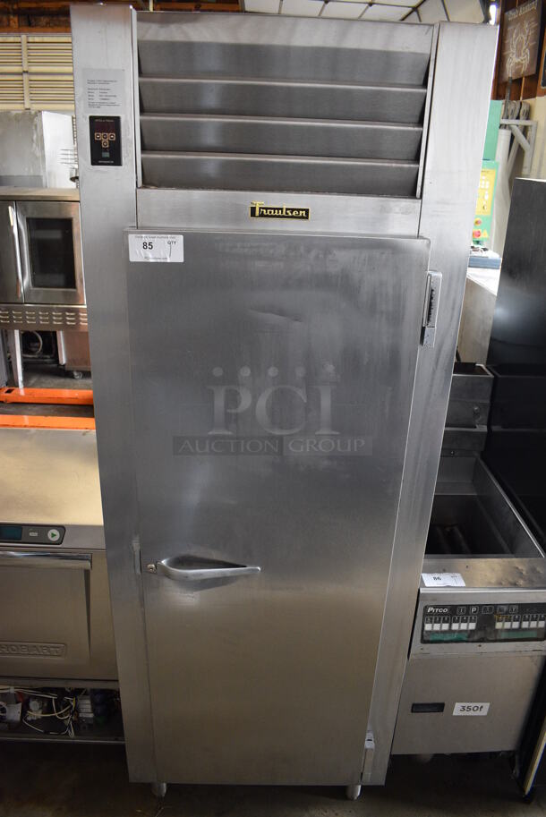 WOW! Traulsen Model RHT132WUT-FHS Stainless Steel Commercial Single Door Reach In Cooler. 115 Volts, 1 Phase. 30x35x83.5. Tested and Working! - Image 1 of 6