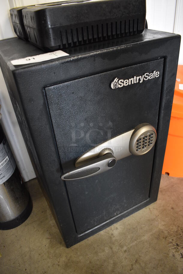 SentrySafe Black Metal Single Compartment Safe. Does Not Have Combination. 15.5x16x24 - Image 3 of 4