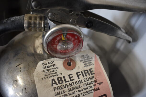 Wet Chemical Fire Extinguisher. 7.5x6.5x24 - Image 2 of 3