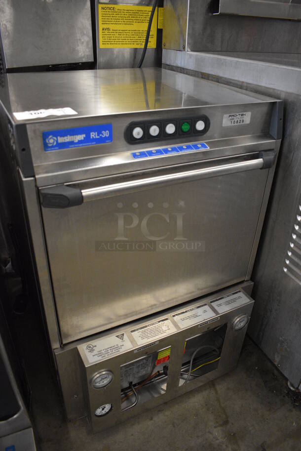 BEAUTIFUL! Insinger Model GS-18 Stainless Steel Commercial Undercounter Dishwasher. 208/240 Volts. 23x28x32 - Image 2 of 7