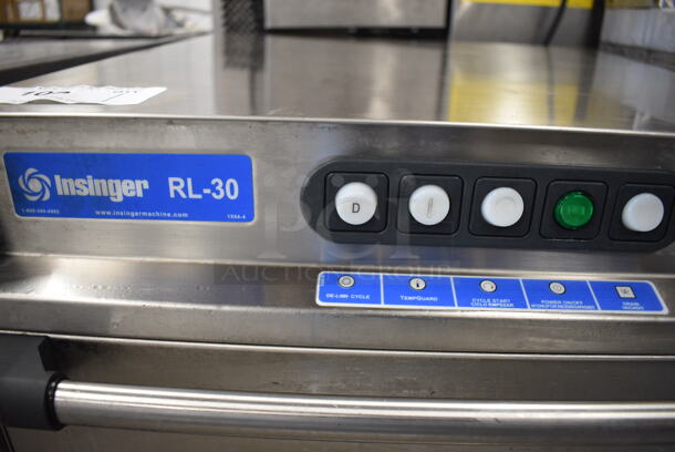 BEAUTIFUL! Insinger Model GS-18 Stainless Steel Commercial Undercounter Dishwasher. 208/240 Volts. 23x28x32 - Image 4 of 7