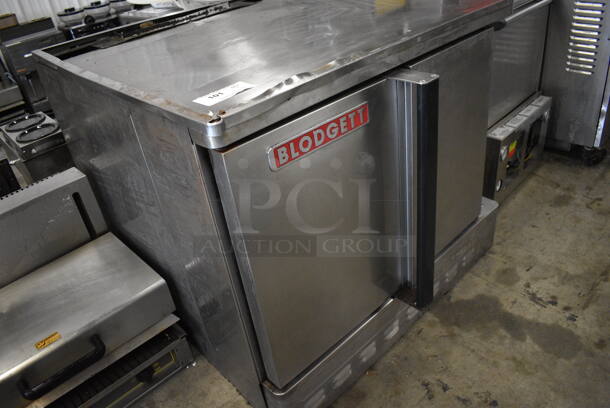 SWEET! Blodgett Stainless Steel Commercial Gas Powered Full Size Convection Oven w/ Solid Doors, Metal Oven Racks and Thermostatic Controls. 39x41x32 - Image 4 of 7