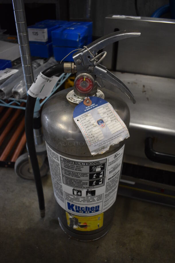 KitchenOne Wet Chemical Fire Extinguisher. 7x8x22 - Image 1 of 4