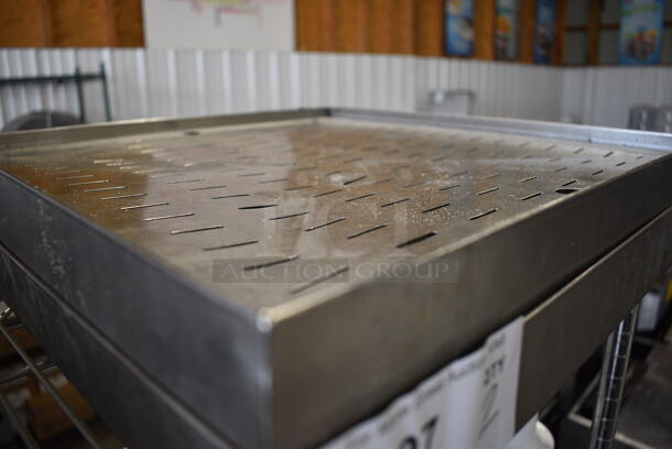 2 Metal Pans. 18x18x2. 2 Times Your Bid! - Image 2 of 2