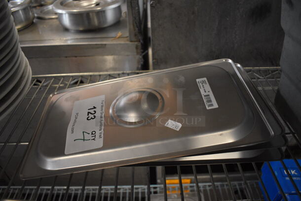4 BRAND NEW! Metal 1/3 Size Drop In Bin Lids. 4 Times Your Bid! - Image 2 of 3