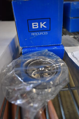 2 BRAND NEW IN BOX! Stainless Steel Sink Drains. 3x3x1.5. 2 Times Your Bid!