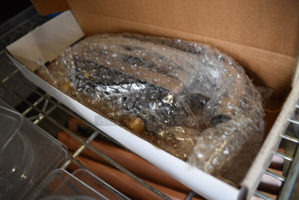 BRAND NEW IN BOX! Stainless Steel Faucet w/ Handles. 6x10x3 - Image 2 of 3
