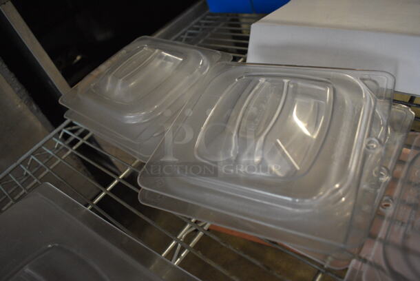12 Clear Poly 1/6 Size Drop In Bin Lids. 12 Times Your Bid! - Image 2 of 2