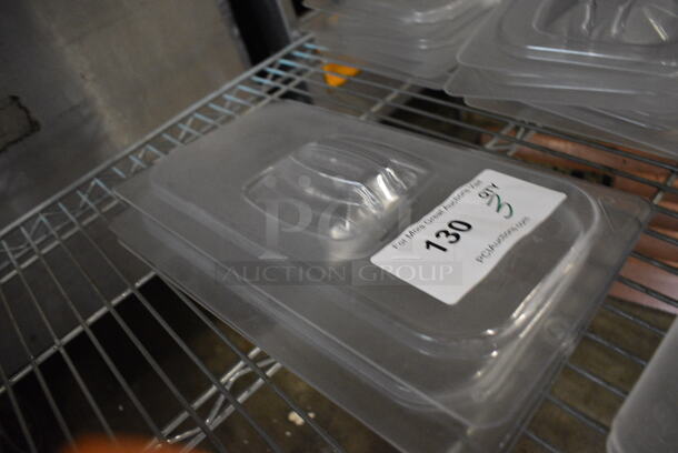 3 Clear Poly 1/3 Size Drop In Bin Lids. 3 Times Your Bid! - Image 2 of 2