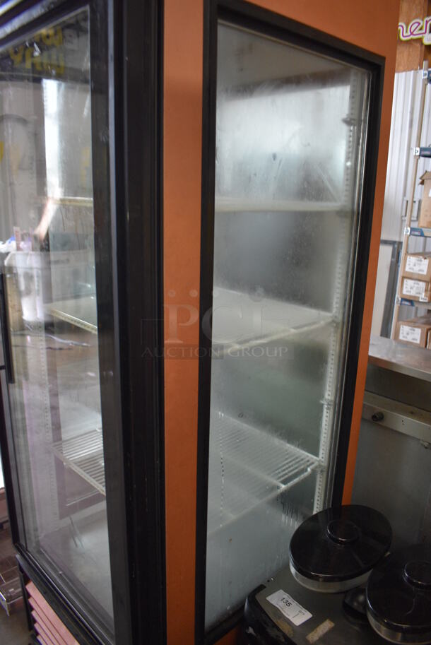 NICE! 2010 True Model G4SM-23 Metal Commercial Single Door Reach In Dessert Case Cooler Merchandiser w/ Poly Coated Racks. 115 Volts, 1 Phase. 27x31x79. Tested and Does Not Power On - Image 6 of 7