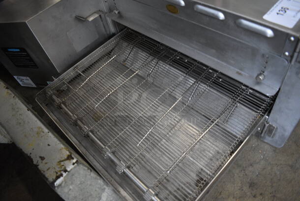 WOW! 2010 Turbochef Model HhC2020 Stainless Steel Commercial Countertop Electric Powered Conveyor Rapid Cook Ventless Pizza Oven. 208/240 Volts, 3 Phase. 49x33x13 - Image 3 of 8