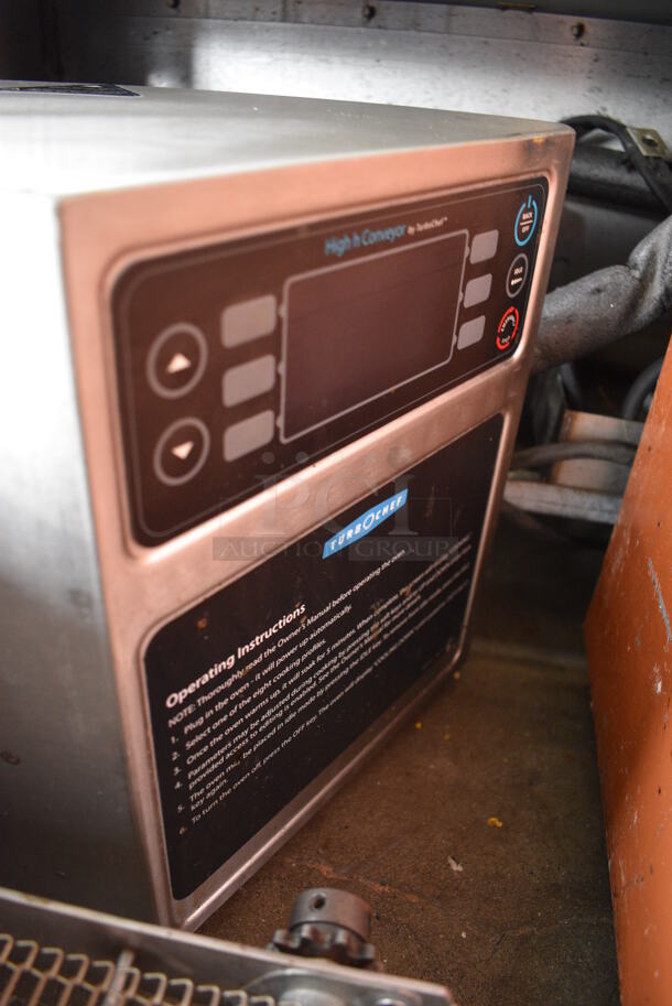WOW! 2010 Turbochef Model HhC2020 Stainless Steel Commercial Countertop Electric Powered Conveyor Rapid Cook Ventless Pizza Oven. 208/240 Volts, 3 Phase. 49x33x13 - Image 5 of 8