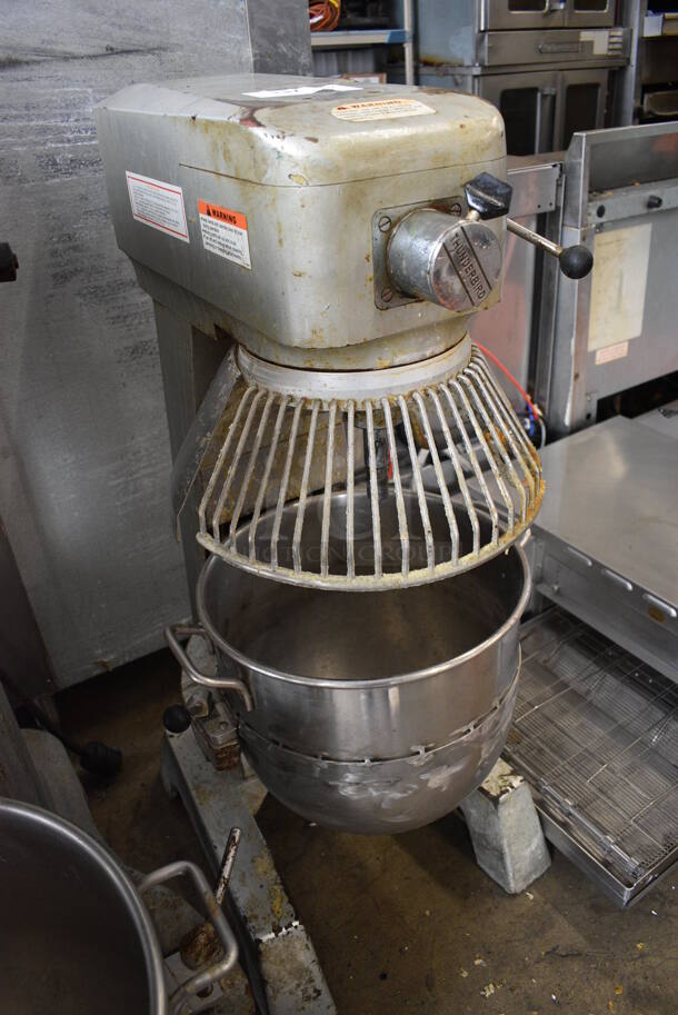 GREAT! Thunderbird Model ARM-30 Metal Commercial Floor Style 30 Quart Planetary Mixer w/ Stainless Steel Mixing Bowl and Bowl Guard. 21x27x46. Tested and Does Not Power On - Image 6 of 9
