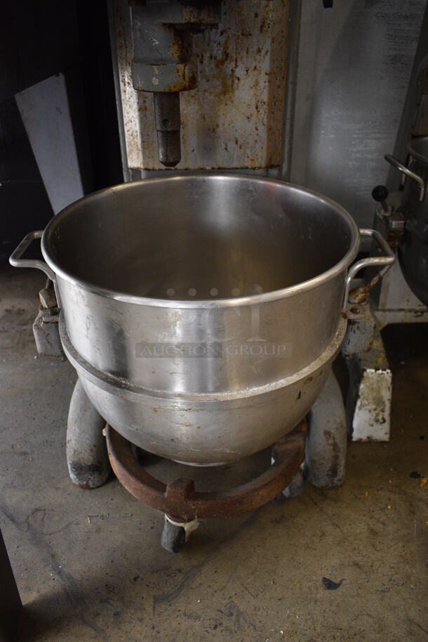 FANTASTIC! Hobart Model H-600 Metal Commercial Floor Style 60 Quart Planetary Mixer w/ Stainless Steel Mixing Bowl and Bowl Dolly. 208 Volts, 3 Phase. 27x38x57 - Image 7 of 8