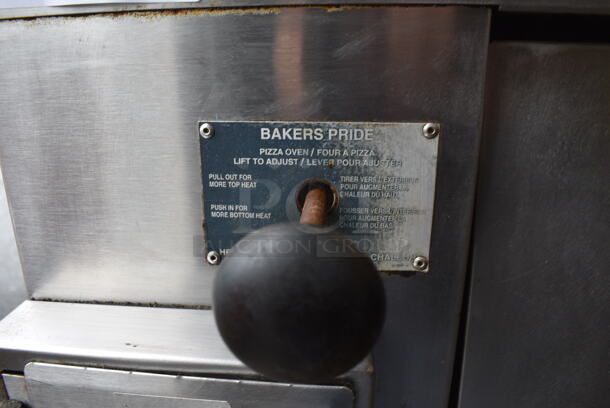 BEAUTIFUL! Baker's Pride Model 251 Stainless Steel Commercial Propane Gas Powered Floor Style Single Deck Pizza Oven w/ Cooking Stones on Metal Legs. 60,000 BTU. 46x45x55 - Image 3 of 8