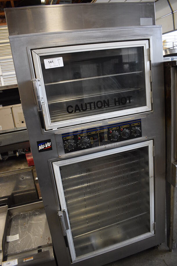 WOW! Nu Vu Model SUB-123 Stainless Steel Commercial Floor Style Electric Powered Oven Proofer on Commercial Casters. 208 Volts, 3 Phase. 36x28x77 - Image 2 of 7