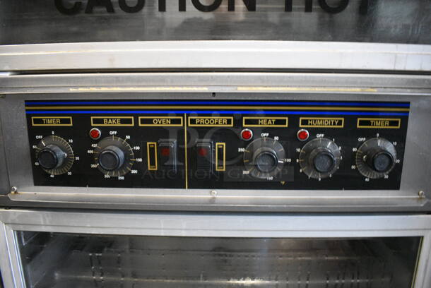 WOW! Nu Vu Model SUB-123 Stainless Steel Commercial Floor Style Electric Powered Oven Proofer on Commercial Casters. 208 Volts, 3 Phase. 36x28x77 - Image 4 of 7