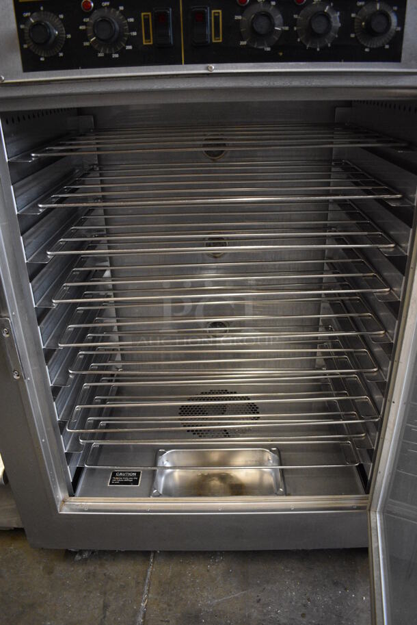 WOW! Nu Vu Model SUB-123 Stainless Steel Commercial Floor Style Electric Powered Oven Proofer on Commercial Casters. 208 Volts, 3 Phase. 36x28x77 - Image 5 of 7