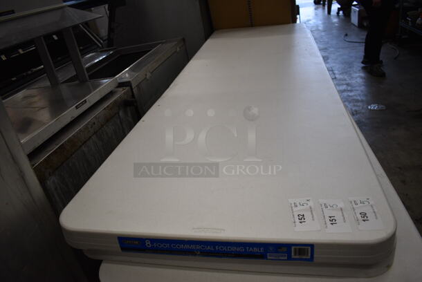 5 Lifetime White Poly and Metal 8' Commercial Folding Table. 96x29.5x30. 5 Times Your Bid! - Image 2 of 5