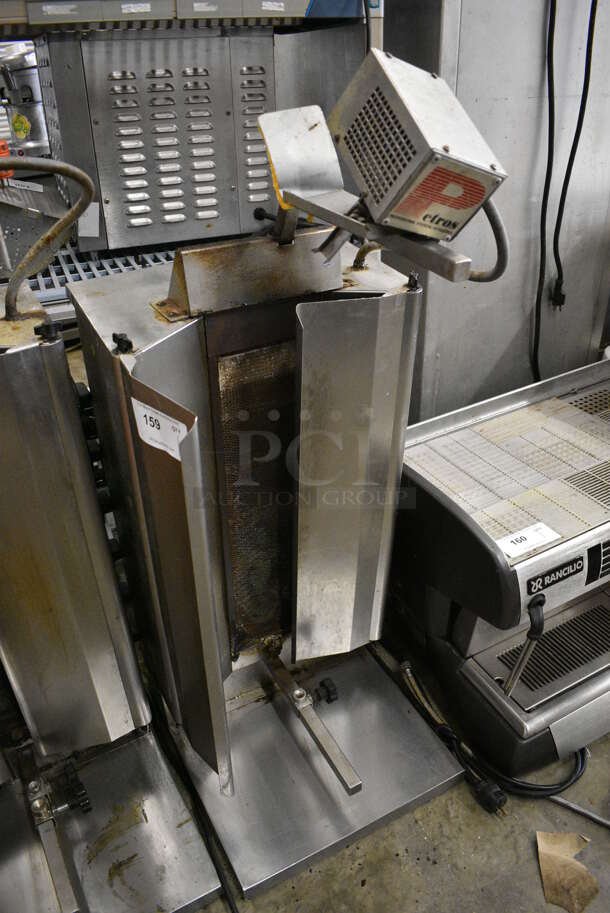 GREAT! Petros Stainless Steel Commercial Countertop Natural Gas Powered Vertical Rotisserie Gyro Machine. 17.5x19x47 - Image 2 of 6