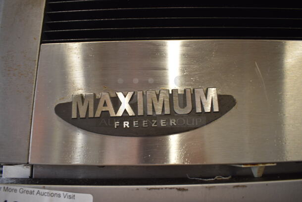 GREAT! Turbo Air Model MSF-23NM Stainless Steel Commercial Single Door Reach In Freezer w/ Poly Coated Racks on Commercial Casters. 110-120 Volts, 1 Phase. 27x30.5x83. Tested and Working! - Image 3 of 6