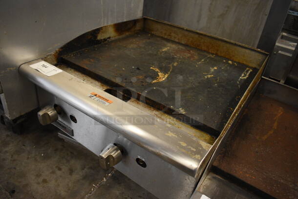 NICE! Cecilware Pro Stainless Steel Commercial Countertop Gas Powered Flat Top Griddle. 24x30x15.5 - Image 2 of 5