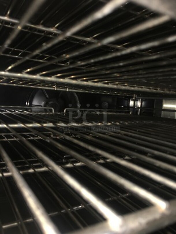 WOW! Duke Double Stacked Natural Gas Powered Heavy Duty Convection Oven! 6/13 Edition! With One View Through Door & One Solid Door! With Metal Racks! On Commercial Casters! 2 X Your Bid! Makes One Unit! - Image 6 of 10