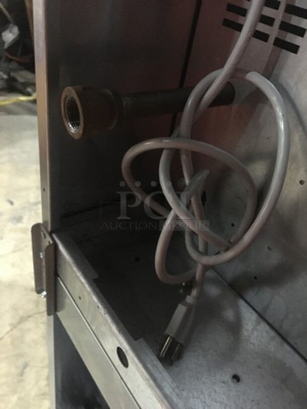 WOW! Duke Double Stacked Natural Gas Powered Heavy Duty Convection Oven! 6/13 Edition! With One View Through Door & One Solid Door! With Metal Racks! On Commercial Casters! 2 X Your Bid! Makes One Unit! - Image 10 of 10