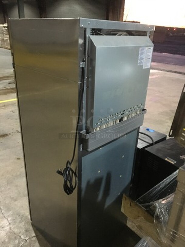 Turbo Air All Stainless Steel One Door Reach In Freezer! Model M3F24-1N! 115V 1 Phase! On Commercial Casters!  - Image 4 of 11