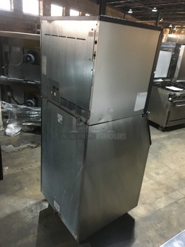 Nice! Ice-O-Matic Commercial 1000Lbs Ice Machine! One Ice-O-Matic Ice Bin! Model ICE1006HW6 Serial 15071280011677! 208/230V 1 Phase! On Legs! 2 X Your Bid Makes One Unit!  - Image 5 of 9