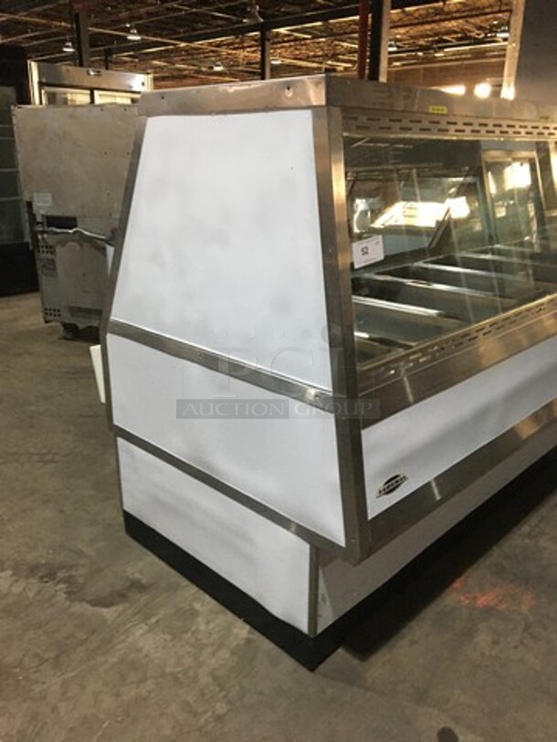 Nice! Federal Electric Powered 5 Well Hot Food Display Case Merchandiser! Each Well Controlled Individually! Full Enclosed With Back Access Doors! With Serving Board! Model 6DH Serial 855912! 110/220V 1 Phase!  - Image 3 of 12