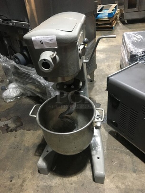 Hobart 30 Quart Floor Style Planetary Mixer! Model D300 Serial 14890A5! 208V 3 Phase! With Bowl And Hook! 