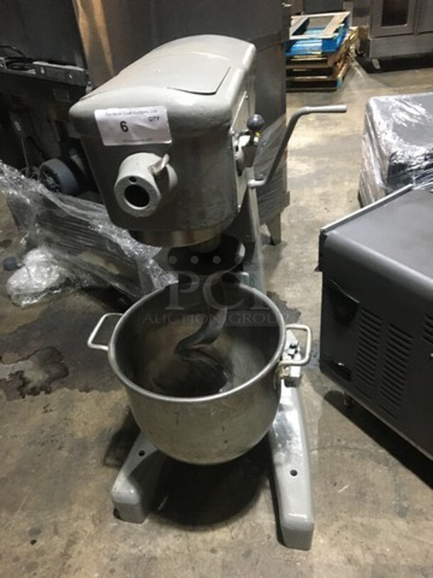 Hobart 30 Quart Floor Style Planetary Mixer! Model D300 Serial 14890A5! 208V 3 Phase! With Bowl And Hook!  - Image 1 of 11