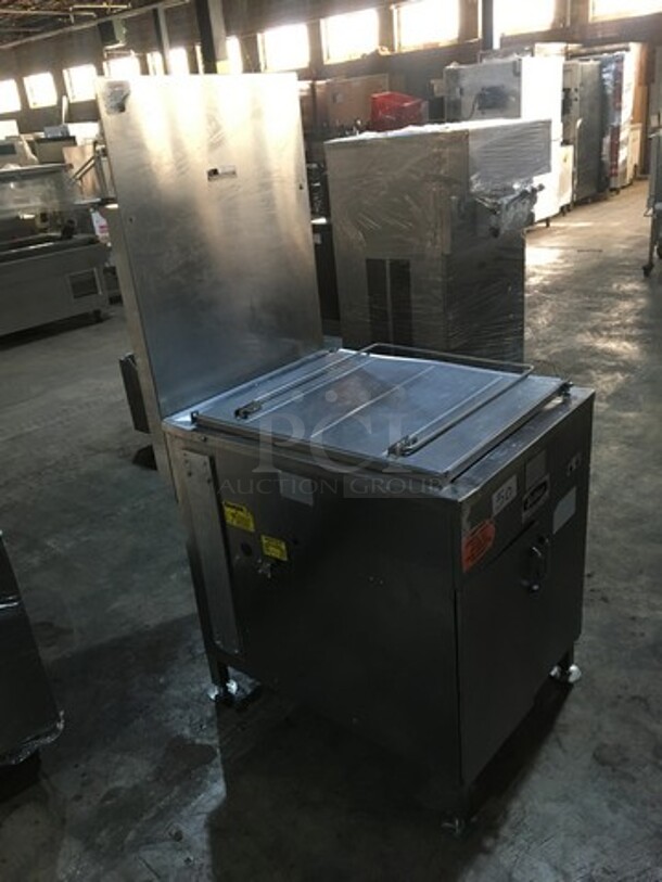Amazing! Belshaw Natural Gas Powered Commercial Donut Deep Fat Fryer! Model 718TCG! All Stainless Steel! On Legs!  - Image 2 of 11