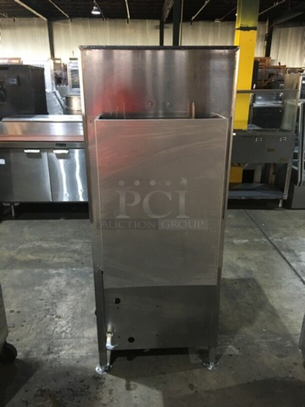 Amazing! Belshaw Natural Gas Powered Commercial Donut Deep Fat Fryer! Model 718TCG! All Stainless Steel! On Legs!  - Image 4 of 11
