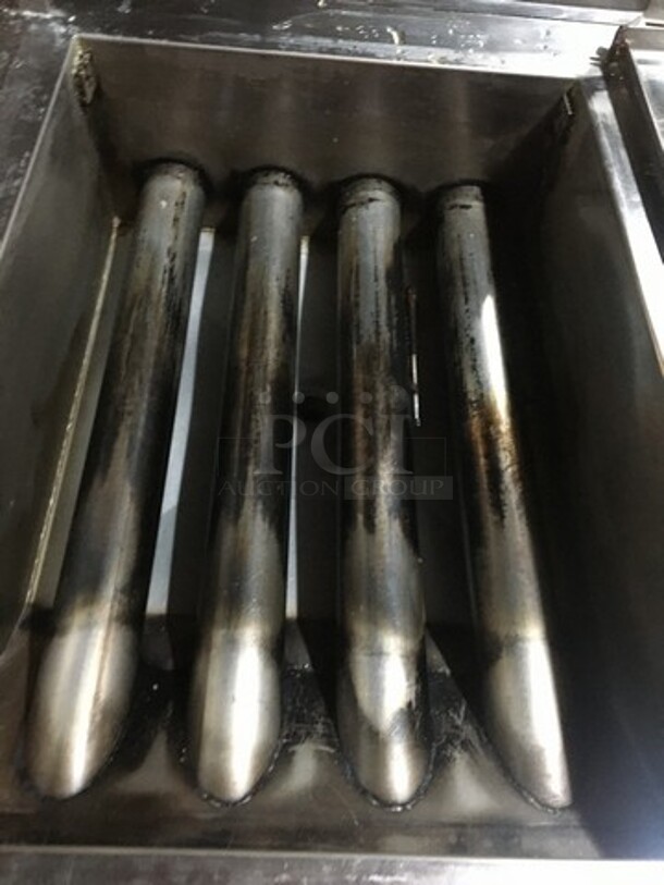 Amazing! Belshaw Natural Gas Powered Commercial Donut Deep Fat Fryer! Model 718TCG! All Stainless Steel! On Legs!  - Image 6 of 11