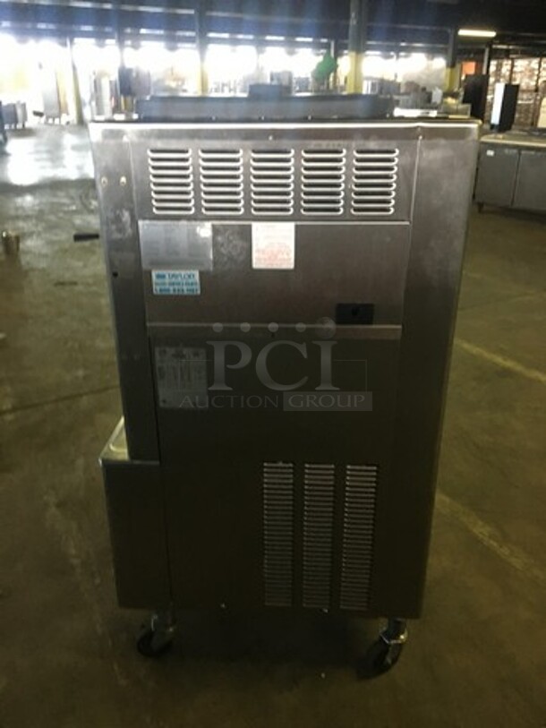 Sweet! Taylor 2 Handle Coolata/Slush/Margarita Machine! Dunkin Donuts Edition! Model 342D-27 Serial K4051521! 208/230V 1 Phase! On Commercial Casters!  - Image 2 of 9