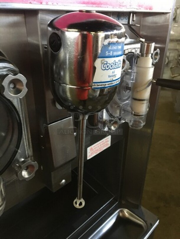 Sweet! Taylor 2 Handle Coolata/Slush/Margarita Machine! Dunkin Donuts Edition! Model 342D-27 Serial K4051521! 208/230V 1 Phase! On Commercial Casters!  - Image 7 of 9