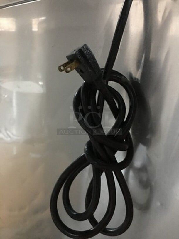 WOW! True 2 Door Stainless Steel Reach In Cooler! With Poly Coated Racks! Model TG2R-2S Serial 7610307! 115V 1 Phase! On Commercial Casters!  - Image 10 of 10