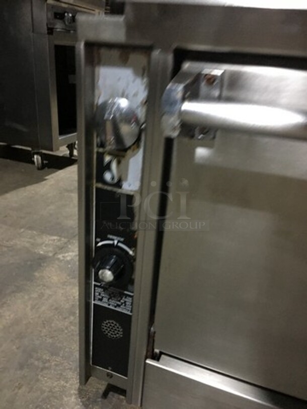 Nice! Jade Range Heavy Duty Commercial Natural Gas Powered WIDE BODY 4 Burner Range! With Full Size Oven Underneath! All S.S.!  On Commercial Casters!  - Image 10 of 11