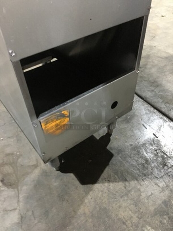 American Range Natural Gas Powered 3 Burner Deep Fat Fryer! All S.S.! On Legs!  - Image 9 of 9