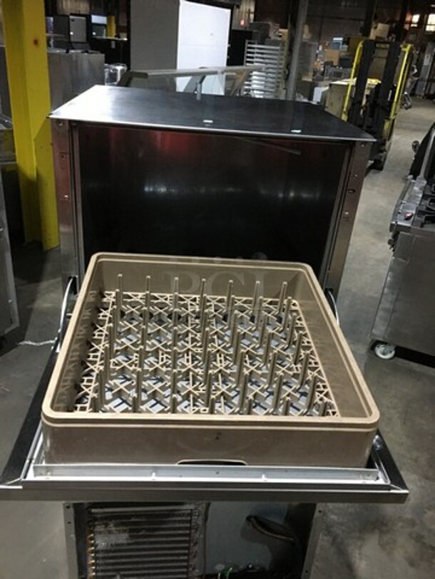 Amazing! Jackson All Stainless Steel Commercial Under The Counter HIGH TEMP Dishwasher! Avenger Series! Model AvengerHT Serial 12K277395! With Dish Rack! 208/230V 1 Phase!  - Image 5 of 9