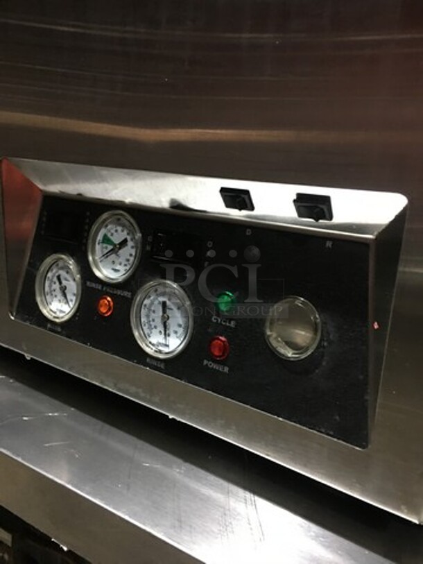 Amazing! Jackson All Stainless Steel Commercial Under The Counter HIGH TEMP Dishwasher! Avenger Series! Model AvengerHT Serial 12K277395! With Dish Rack! 208/230V 1 Phase!  - Image 7 of 9