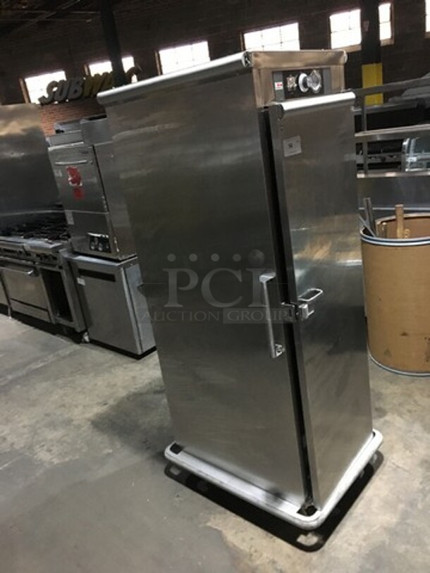 WOW! Carter Hoffman All Stainless Steel One Door Food Warmer/Proofer Cabinet! Holds 30 Full Size Trays! Model PH1825NY Serial 383575092004! 120V 1 Phase! On Commercial Casters! - Image 2 of 9